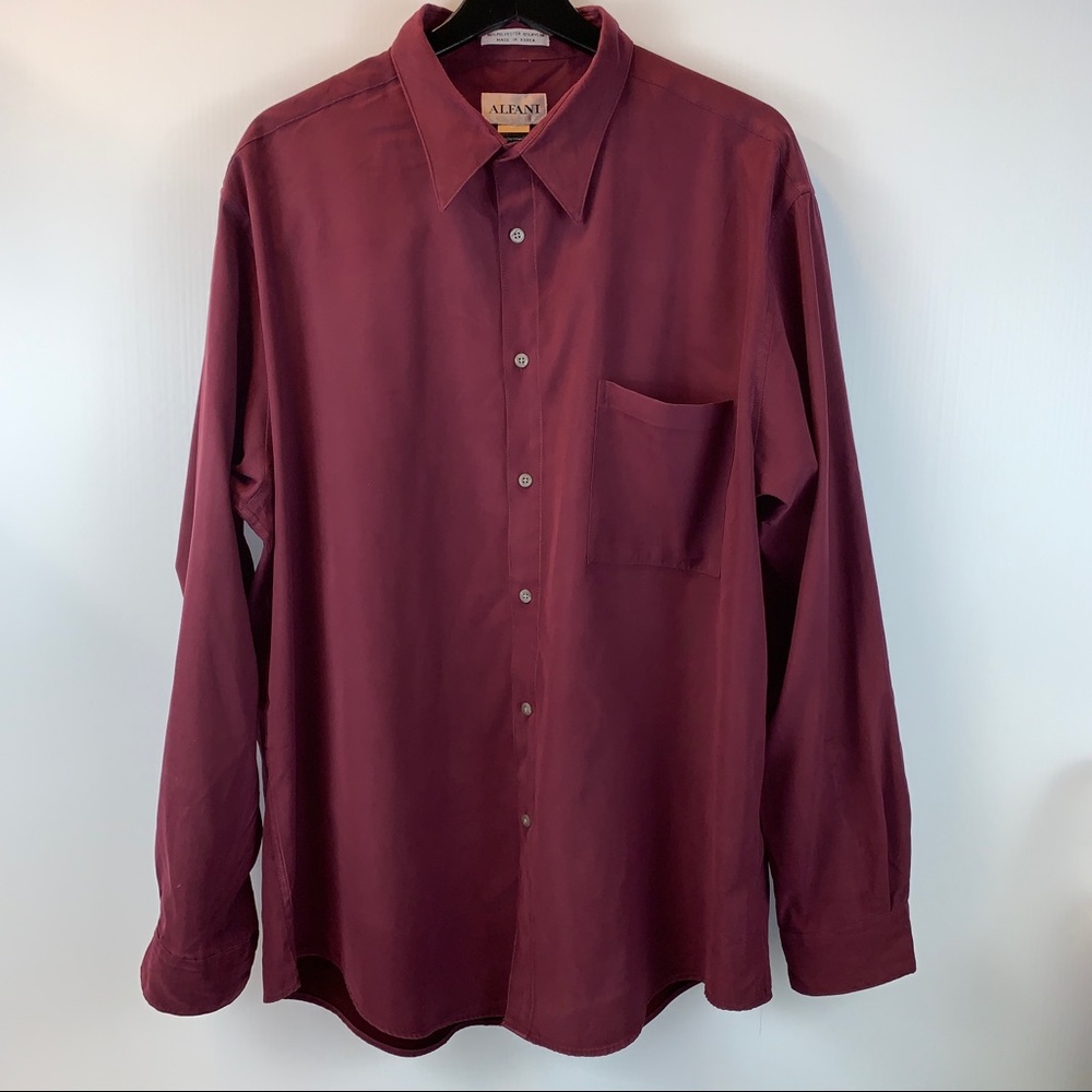 Men’s Burgundy Wine Long Sleeve By Alfani